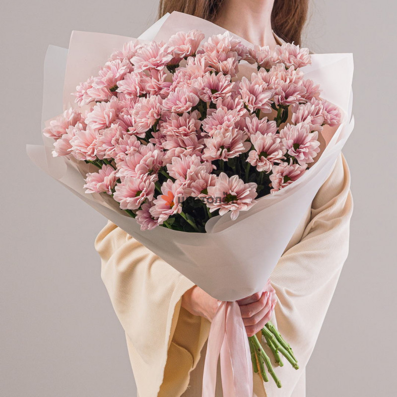 Букет из 11 кустовых хризантем