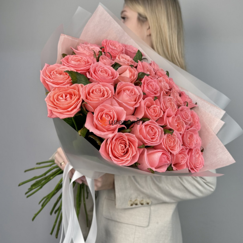 Букет из 35 роз Карина